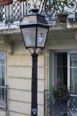 Fototapeta na wymiar Lampadaire de Montmartre