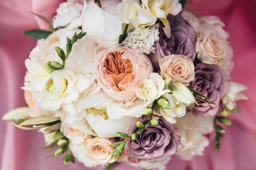 Beautiful wedding bouquet
