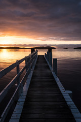 Fototapeta premium Molo wschodnie NZ 2