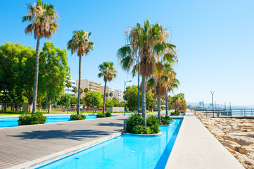 Promenade in Limassol, Cyprus