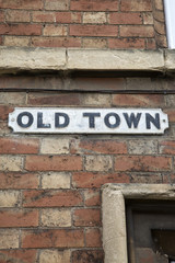 Old Town Street Sign