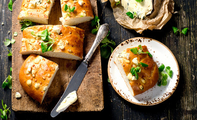 Homemade Focaccia bread.