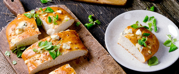 Homemade Focaccia bread.