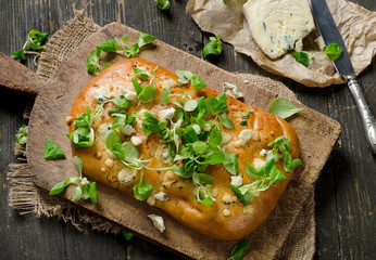 Homemade Focaccia bread.