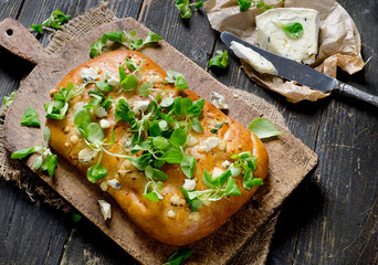 Homemade Focaccia bread.