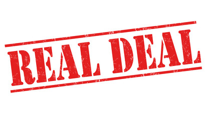 Real deal sign or stamp