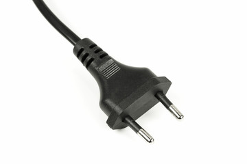AC power plug, flat two-pole, round-pin Europlug (CEE 7/16)