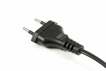 AC power plug, flat two-pole, round-pin Europlug (CEE 7/16)