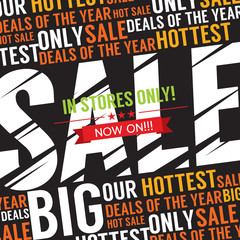 Big Sale Deal Vector Illustration
