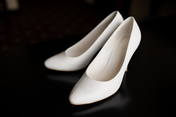 Bride's shoes.