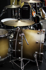 Fototapeta na wymiar Musical drums to play percussion rhythms