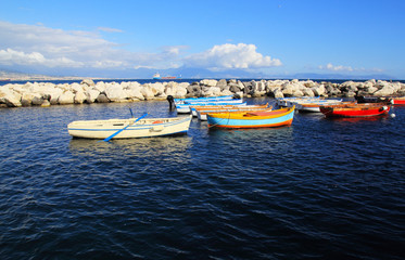 Colorful boats