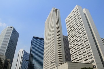 Fototapeta na wymiar 新宿高層ビル街