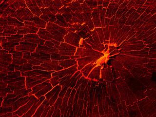 Lava crack ground mud textured