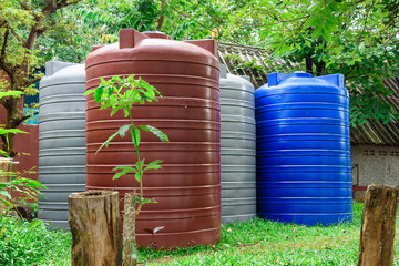 Large Tanks plastic large water liquid storage containers.