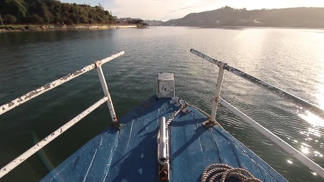 Boat on ocean