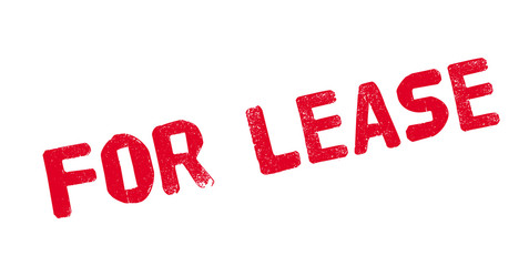 For Lease rubber stamp. Grunge design with dust scratches. Effects can be easily removed for a clean, crisp look. Color is easily changed.