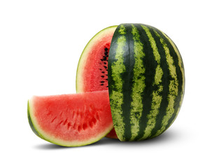  watermelon isolated on white