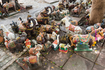 Animal statues for pray the god.
