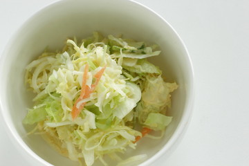 cabbage and mayonnaise salad