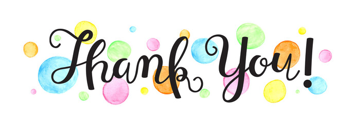 THANK YOU Hand Lettering Card