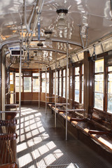 Italian tram inside