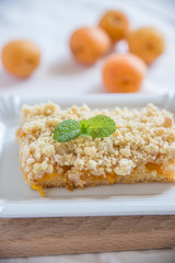 Aprikosen Streuselkuchen