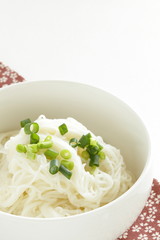Japanese food, somen noodles