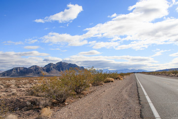 Road Through Desert Landscape