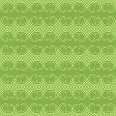 Greenery seamless pattern background illustration. Spring color wrapping paper design, swirls