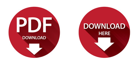 PDF Download Button and Download Button Red