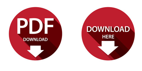 PDF Download Button and Download Button Red