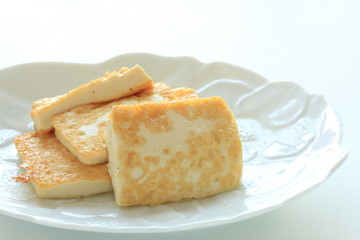 Chinese food, Pan fried tofu 