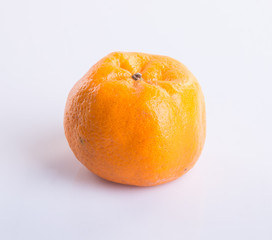 mandarin orange or clementine on the background.