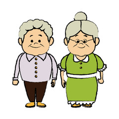  grandpa and grandma standing lovely image