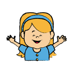  portrait girl granddaughter young image