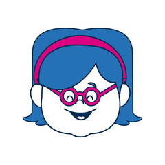 happy portrait girl granddaughter young image