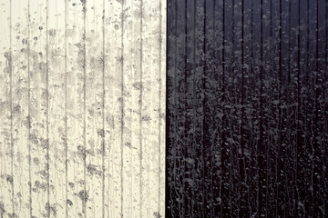 Fototapeta premium Panel dirty metal fence black and white
