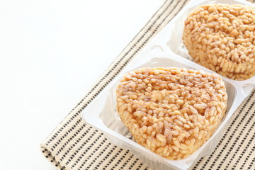 Instant food, frozen Yakionigiri