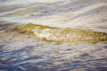 flowing water on the Baltic Sea