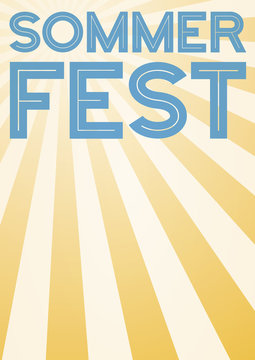 Sommerfest Plakat