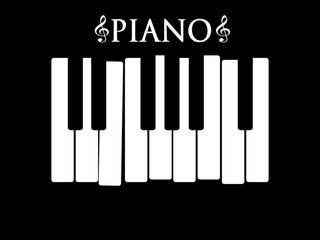 Fototapeta premium Piano (piano, keyboard, music) 