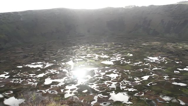 Easter Island volcano