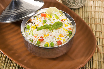 Lemon Rice or Vegetable Pulao