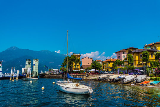 Varenna on lake Como, Italy yacht travel