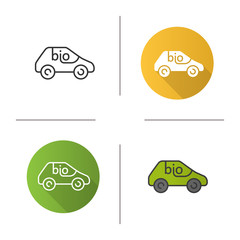 Bio car icon