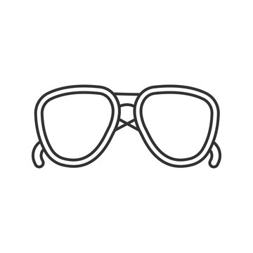 Sunglasses linear icon