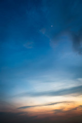 Sunset sky