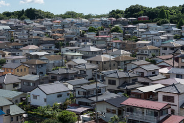 Fototapeta premium 1970年代の住宅団地