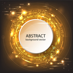 Abstract technology vector background.